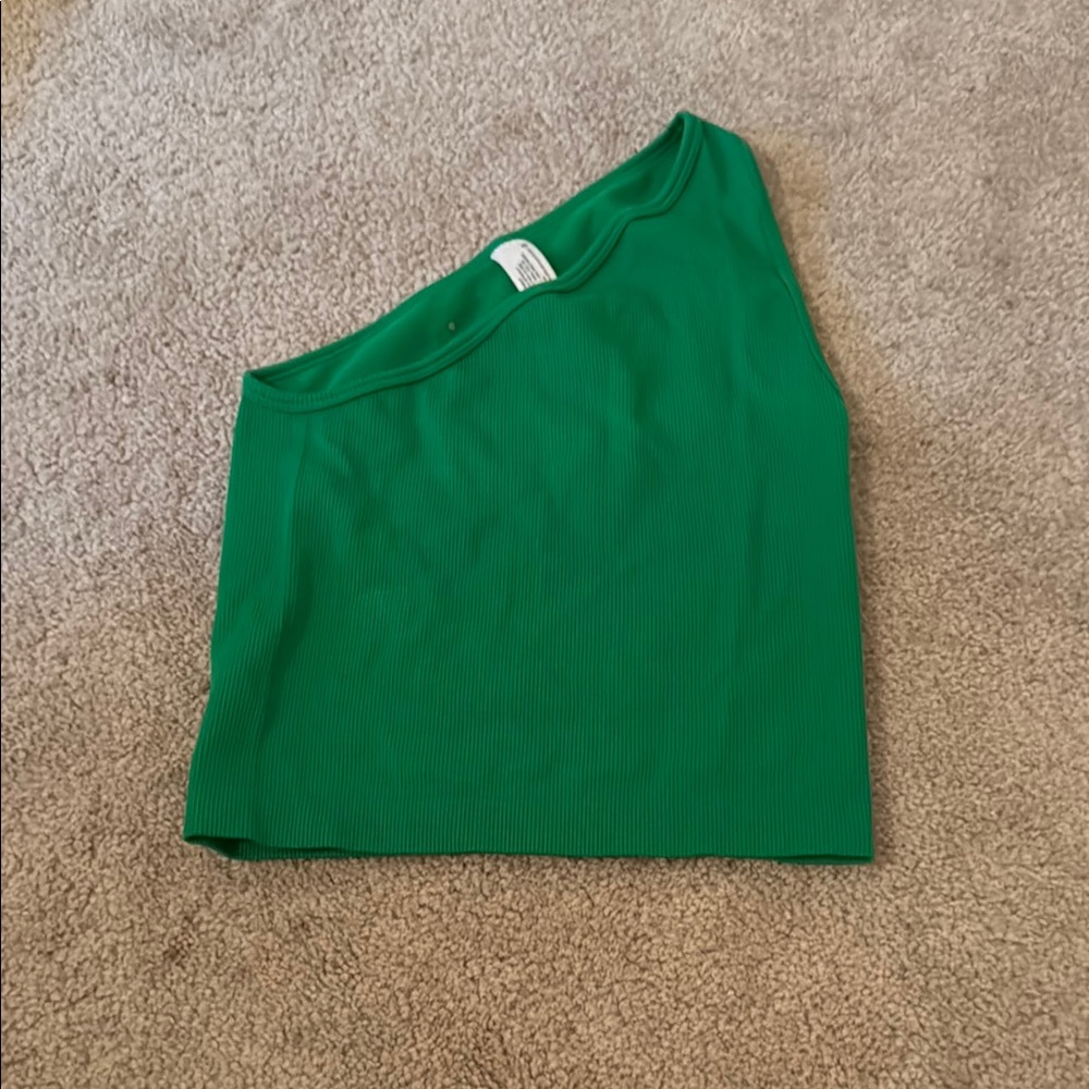 A New Day Vibrant Green Top
